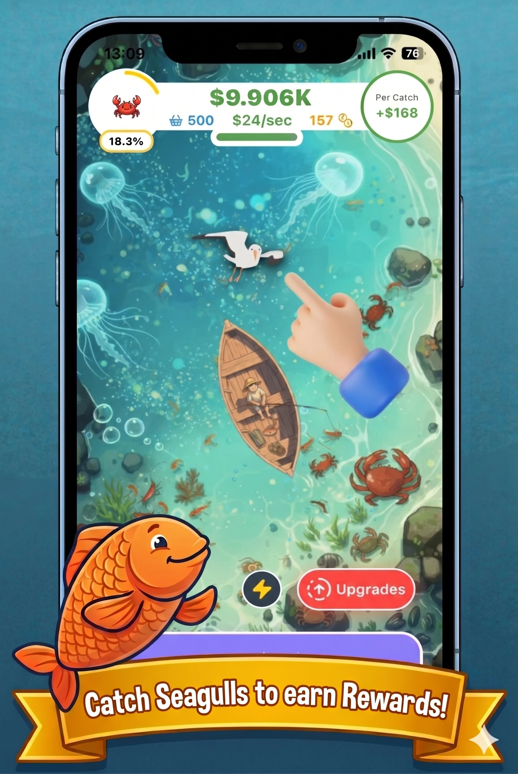 Fish-Inc seagull character